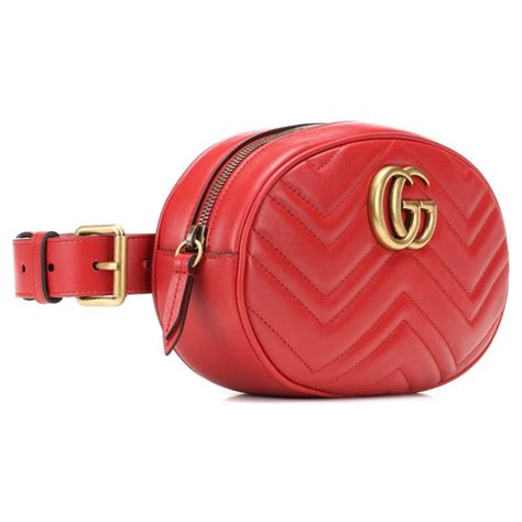 gucci sac ceinture rouge|ceinture gucci femme.